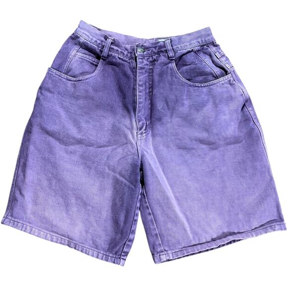 Chazz by Charles Ghailian Purple 90’s Vintage Denim Shorts - Picture 1 of 3